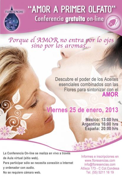 Conferencia Virtual GRATUITA Amor a primer olfato